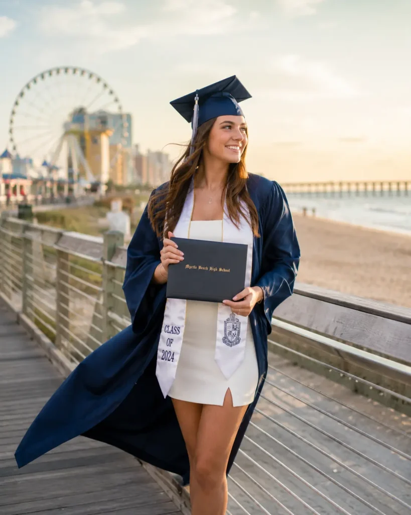 Graduation photography session in Myrtle Beach, SC, captured by theMB Photography (3 of 7)